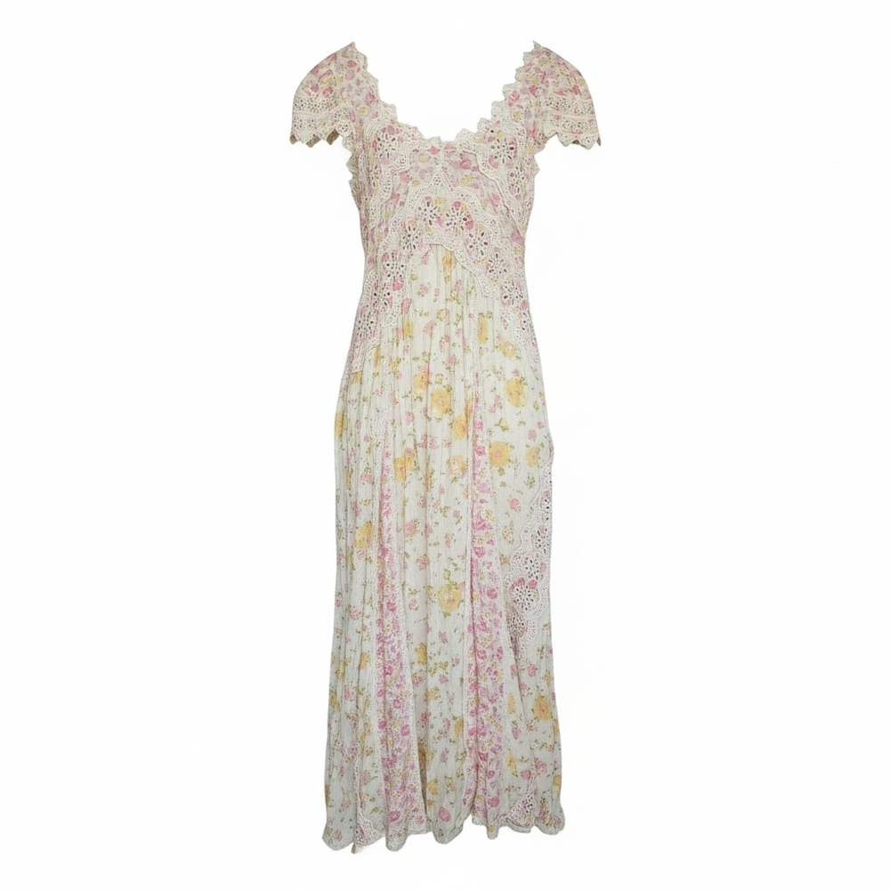 LoveShackFancy Archer Dress Lemonade Stand Size 8 Fairycore Cottagecore Western